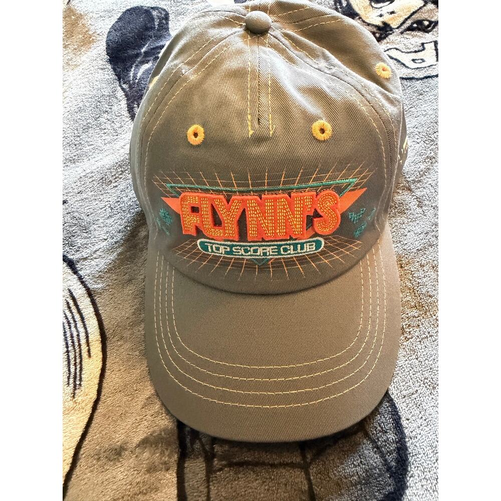 Disney Parks TRON Lightcycle Run Flynn's Arcade Top Score Club Hat Adult NWT